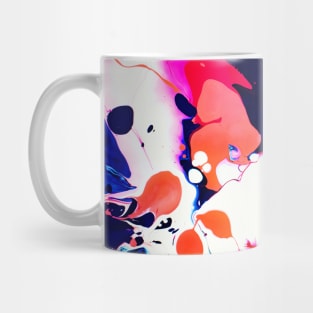 Colourful Digital Paint Art Mug